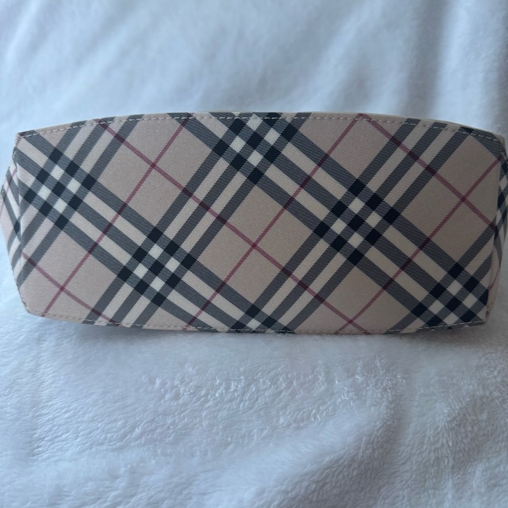 Burberry Blue Label Beige Canvas & Leather Bag